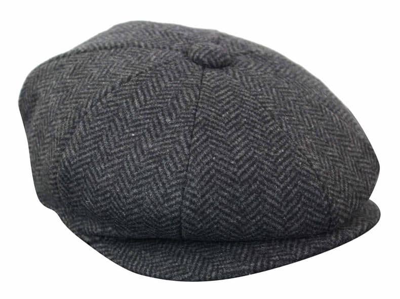 HT6316 - Meeste kalasabamustriga tviidmüts Peaky Blinders