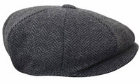 HT6316 - Meeste kalasabamustriga tviidmüts Peaky Blinders