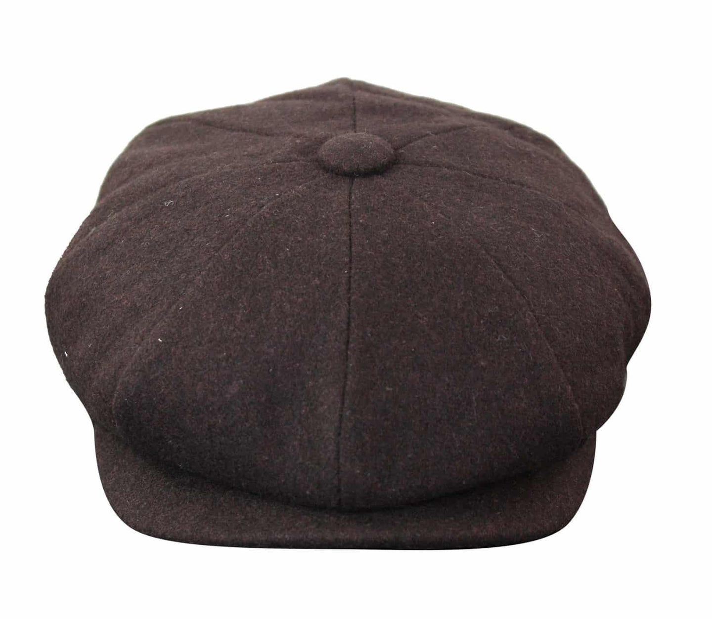 HT6363 - Meeste Vintage Tweed Newsboy Peaky Blinders nokamüts - Pruun/Veiniroheline