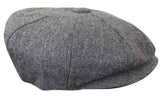 HT6364 - Meeste kalasabamustriga tviidmüts Newsboy Peaky Blinders