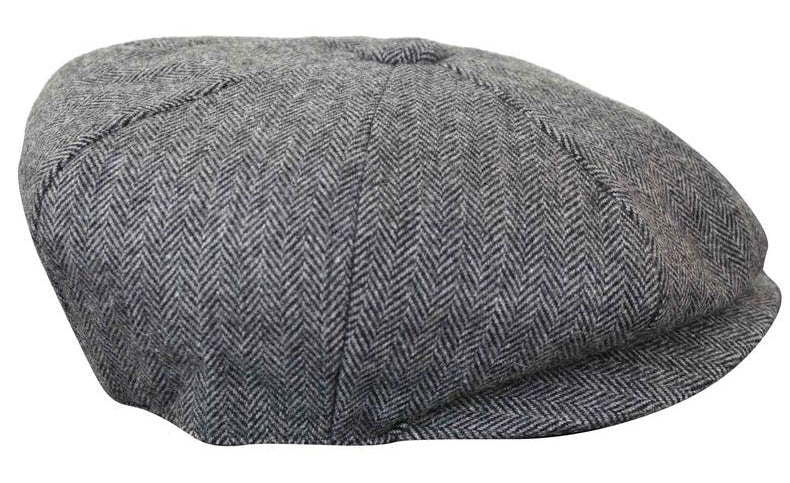 HT6364 - Meeste kalasabamustriga tviidmüts Newsboy Peaky Blinders
