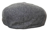 HT6364 - Meeste kalasabamustriga tviidmüts Newsboy Peaky Blinders