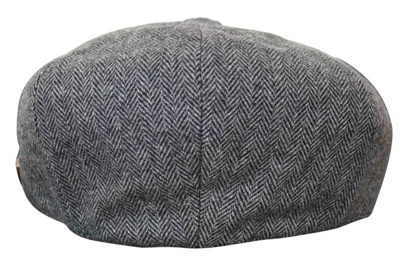 HT6364 - Meeste kalasabamustriga tviidmüts Newsboy Peaky Blinders