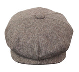 HT6364 - Meeste kalasabamustriga tviidmüts Newsboy Peaky Blinders