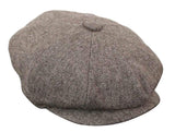 HT6364 - Meeste kalasabamustriga tviidmüts Newsboy Peaky Blinders