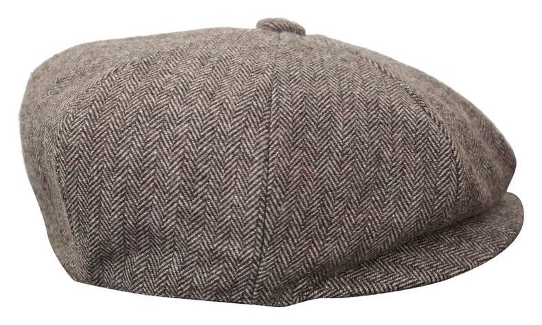 HT6364 - Meeste kalasabamustriga tviidmüts Newsboy Peaky Blinders