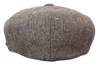 HT6364 - Meeste kalasabamustriga tviidmüts Newsboy Peaky Blinders