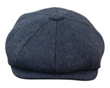HT6364 - Meeste kalasabamustriga tviidmüts Newsboy Peaky Blinders