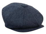 HT6364 - Meeste kalasabamustriga tviidmüts Newsboy Peaky Blinders