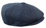HT6364 - Meeste kalasabamustriga tviidmüts Newsboy Peaky Blinders