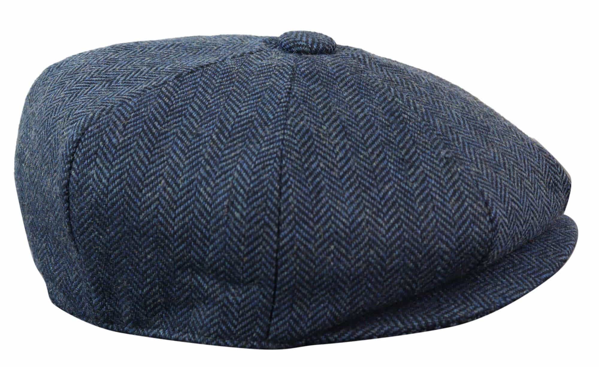 HT6364 - Meeste kalasabamustriga tviidmüts Newsboy Peaky Blinders