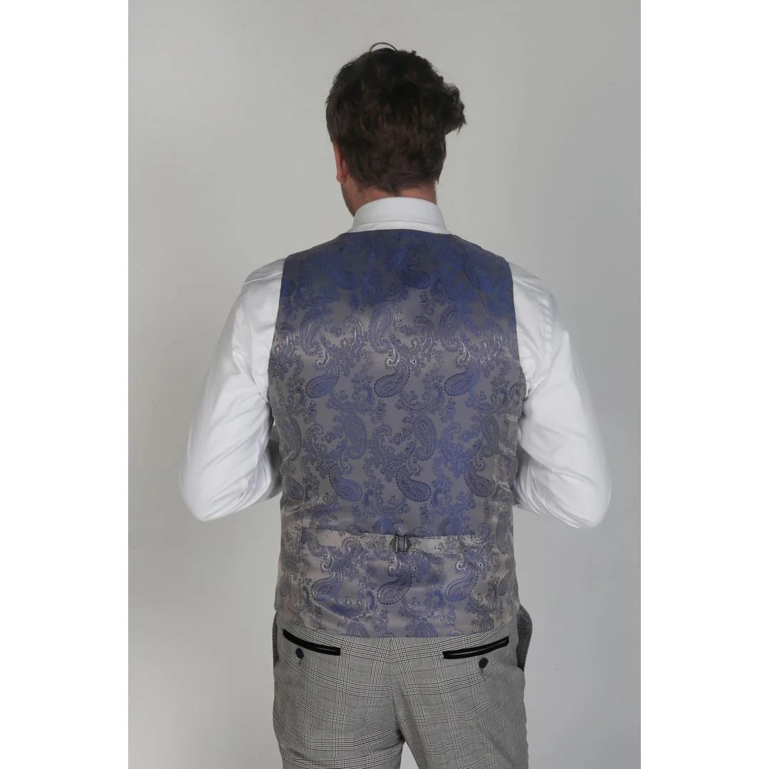 Hugo - Meeste ruuduline hall vest