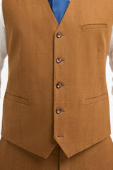 James - meeste kaamelipruun villane vest