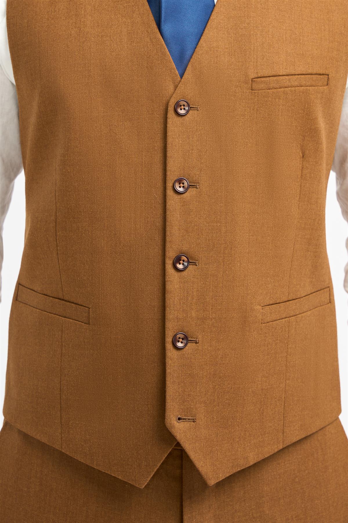 James - meeste kaamelipruun villane vest