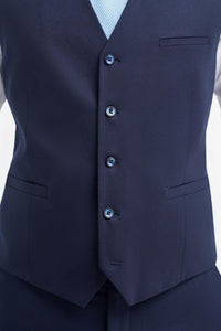 James - meeste tumesinine villane vest