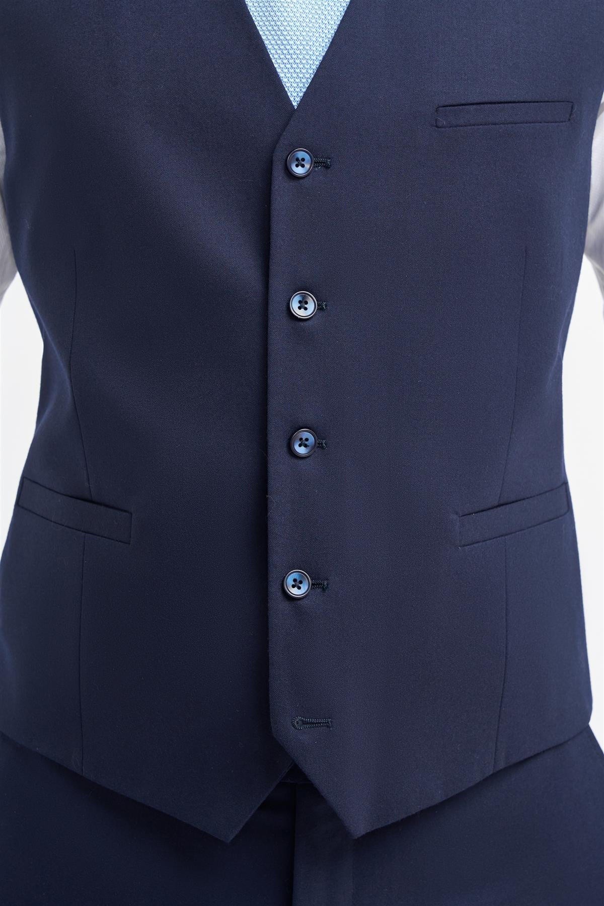 James - meeste tumesinine villane vest