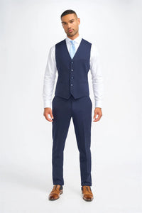 James - meeste tumesinine villane vest