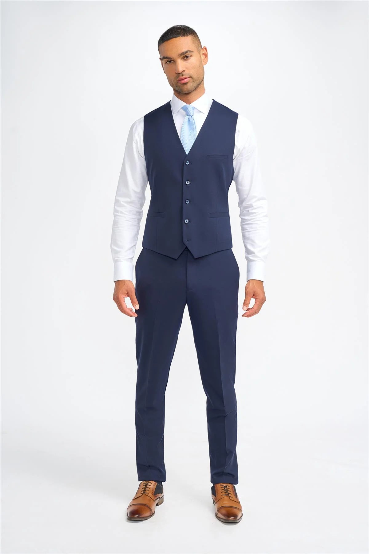 James - meeste tumesinine villane vest