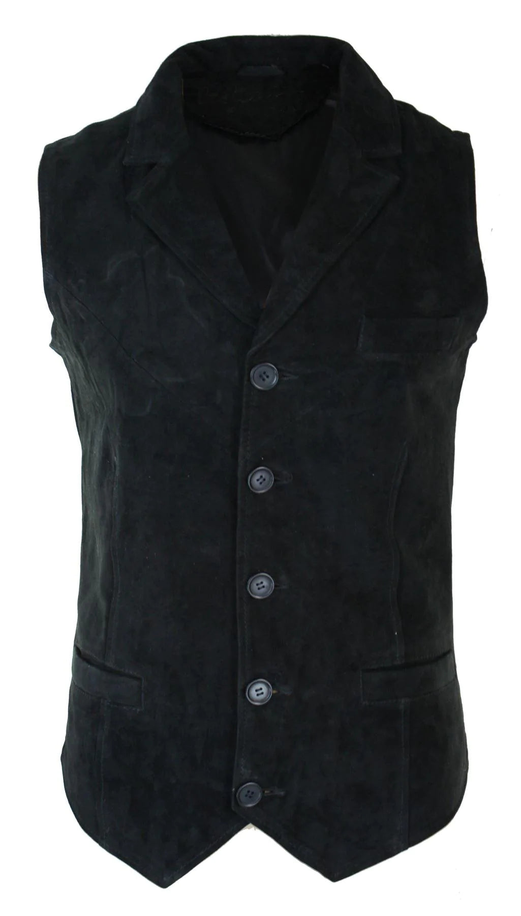 Meeste päris seemisnahast must nutikas vabaaja vest vintage retro