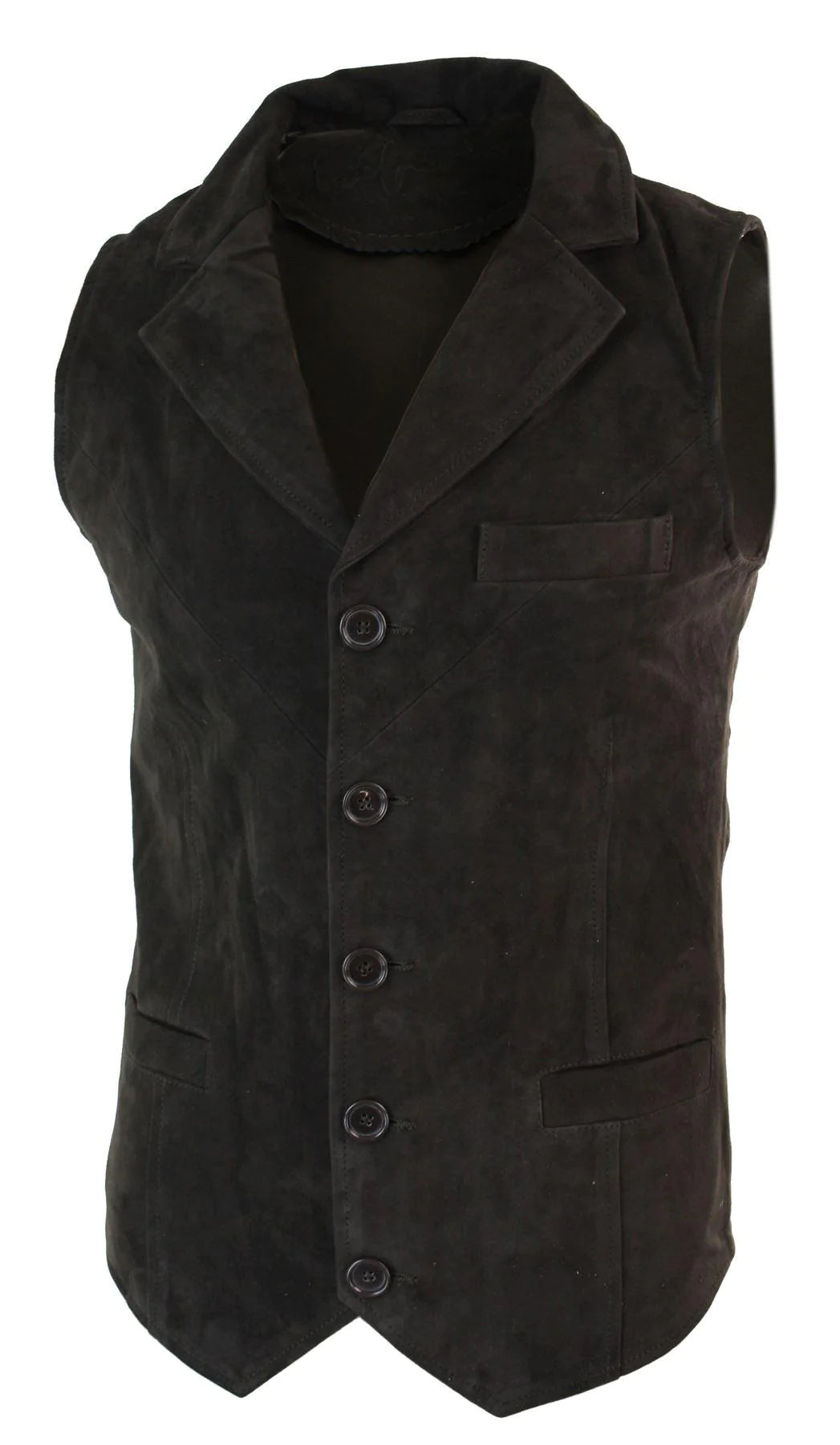 Meeste päris seemisnahast pruun nutikas vabaaja vest vintage retro
