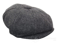 Laste Peaky Blinders Newsboy tviidmüts kalasabamustriga 8 paneeliga