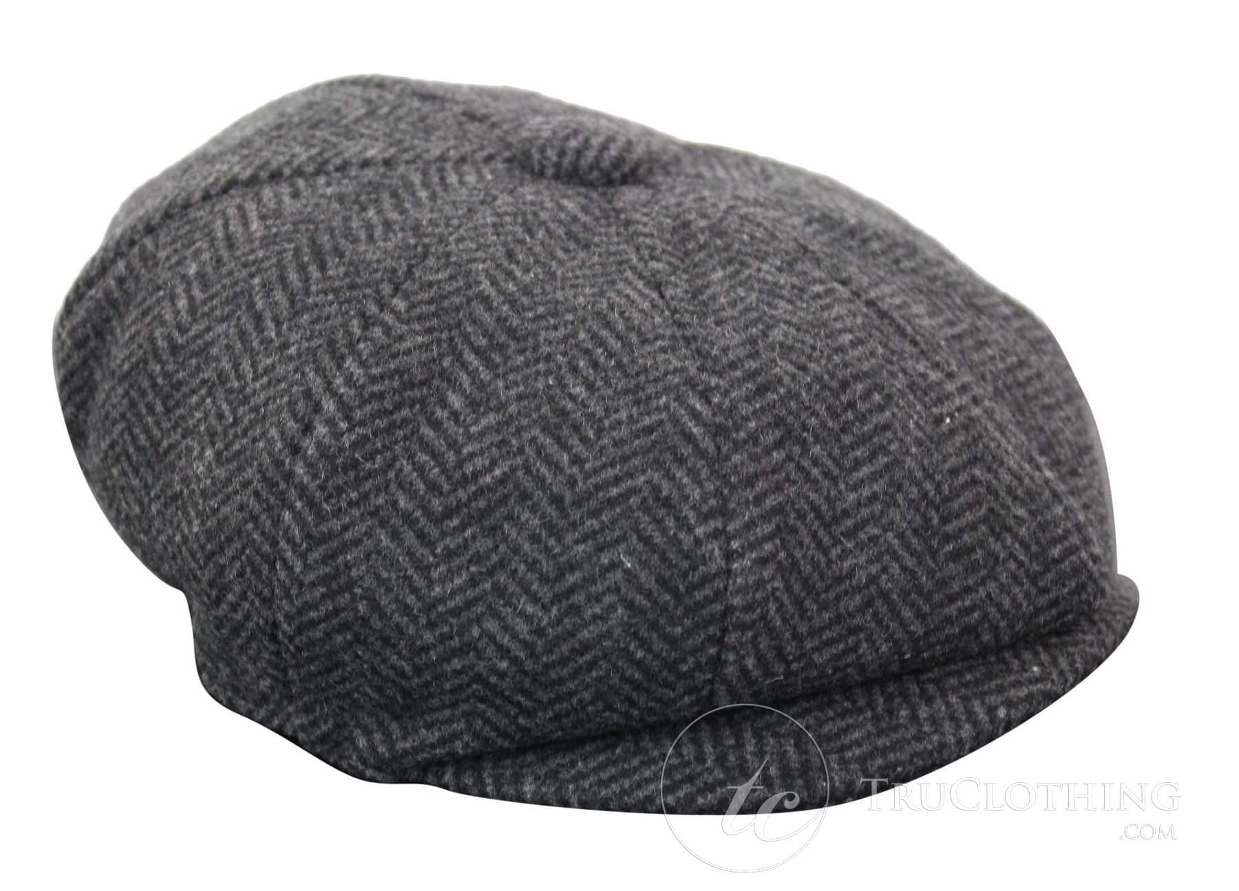 Laste Peaky Blinders Newsboy tviidmüts kalasabamustriga 8 paneeliga