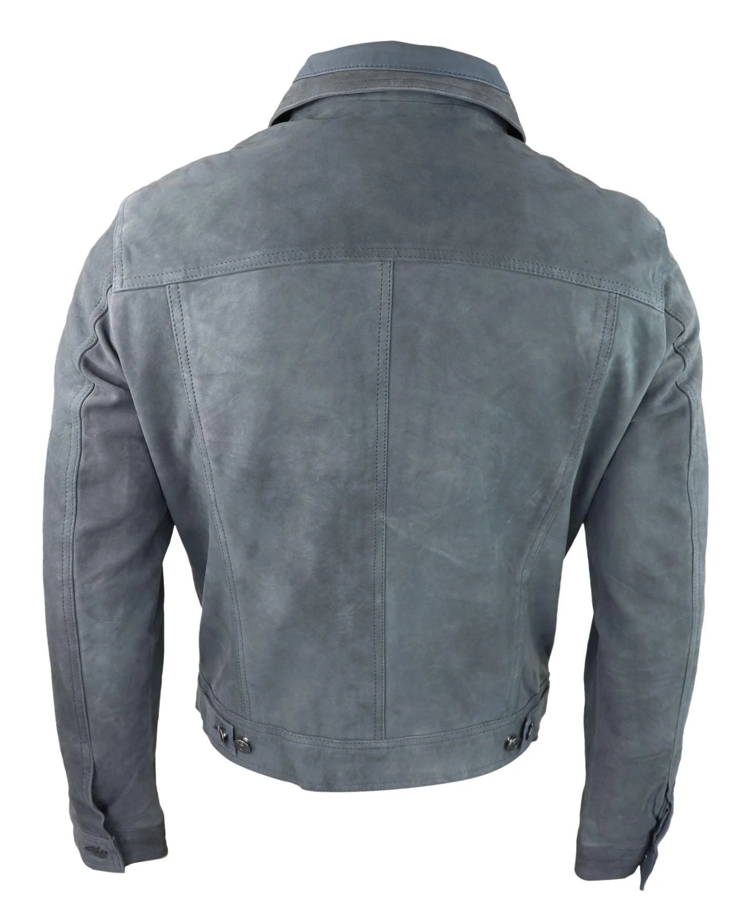 Meeste ehtsast seemisnahast jakk, nahast teksad, lühikesed teksad, meeste bikerjakk, klassikaline vintage-hall