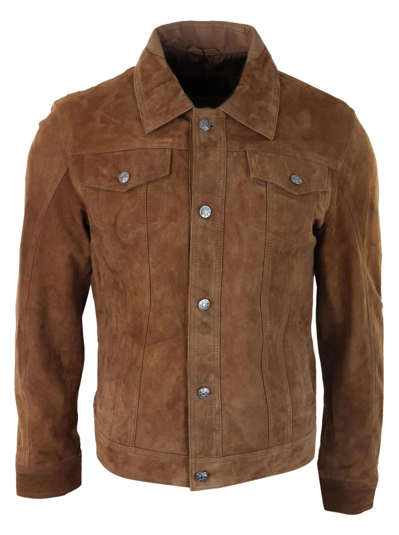 Meeste ehtne seemisnahast jope, nahast teksad, lühikesed teksad, meeste bikerjakk, klassikaline vintage, tan