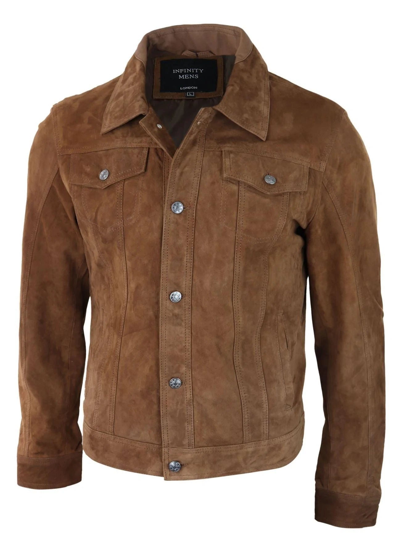 Meeste ehtne seemisnahast jope, nahast teksad, lühikesed teksad, meeste bikerjakk, klassikaline vintage, tan