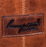 Ehtne nahast käsipagasikott - pruunikas