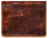 Ehtne nahk sülearvutikott - kuni 15" - pruunikas