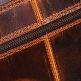 Ehtne nahk sülearvutikott - kuni 15" - pruunikas