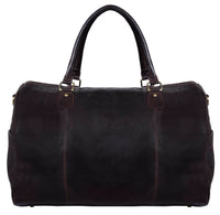 Ehtne nahast vintage käsipagasi reisikott - pruun