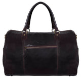 Ehtne nahast vintage käsipagasi reisikott - pruun