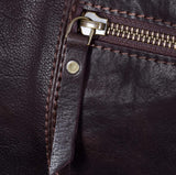 Ehtne nahast vintage käsipagasi reisikott - pruun