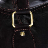 Ehtne nahast vintage käsipagasi reisikott - pruun