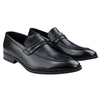 Meeste mokasiinid mustad loafers kingad nahast voodriga ja libistatavad stiilsed ametlikud kingad