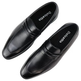 Meeste mokasiinid mustad loafers kingad nahast voodriga ja libistatavad stiilsed ametlikud kingad