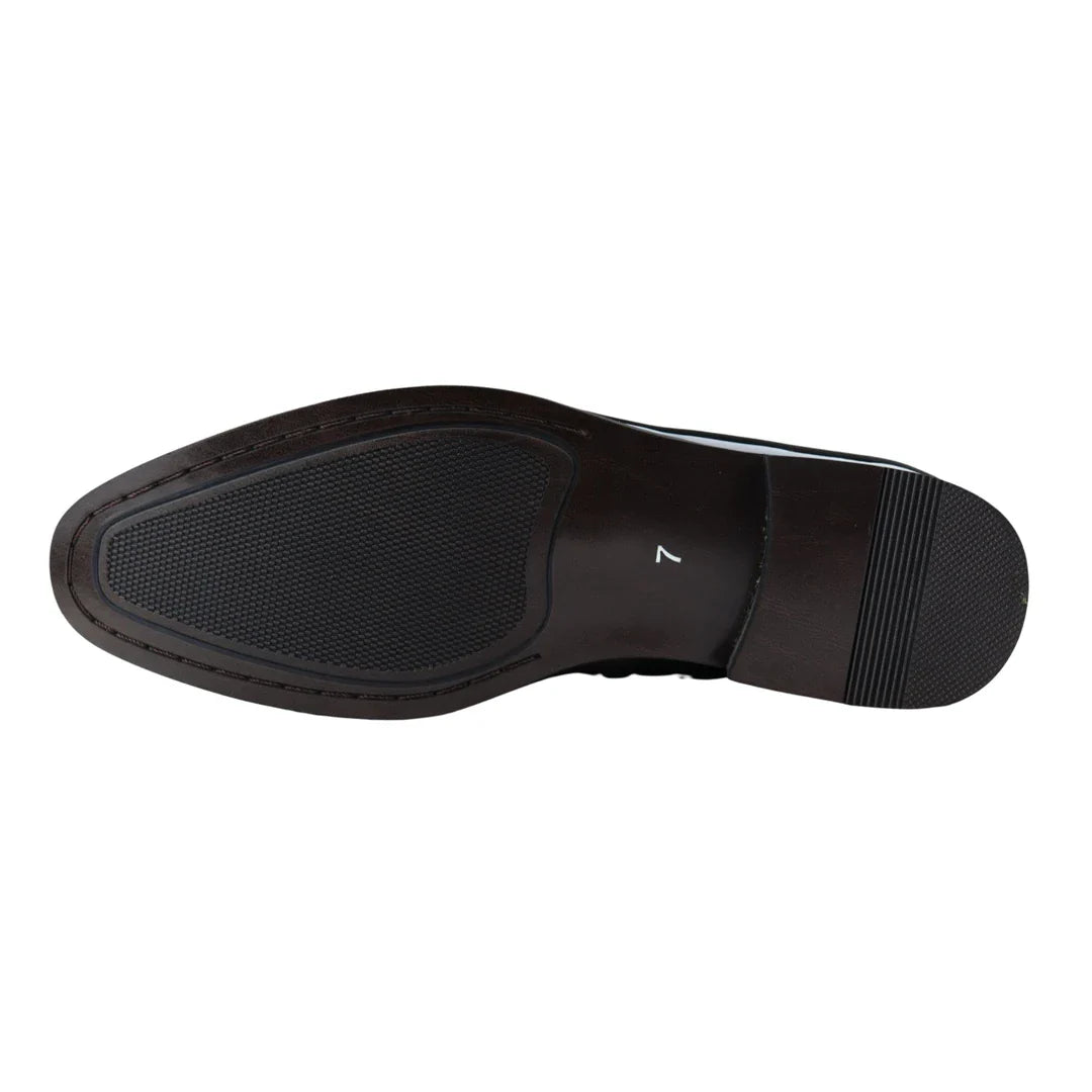 Meeste mokasiinid mustad loafers kingad nahast voodriga ja libistatavad stiilsed ametlikud kingad