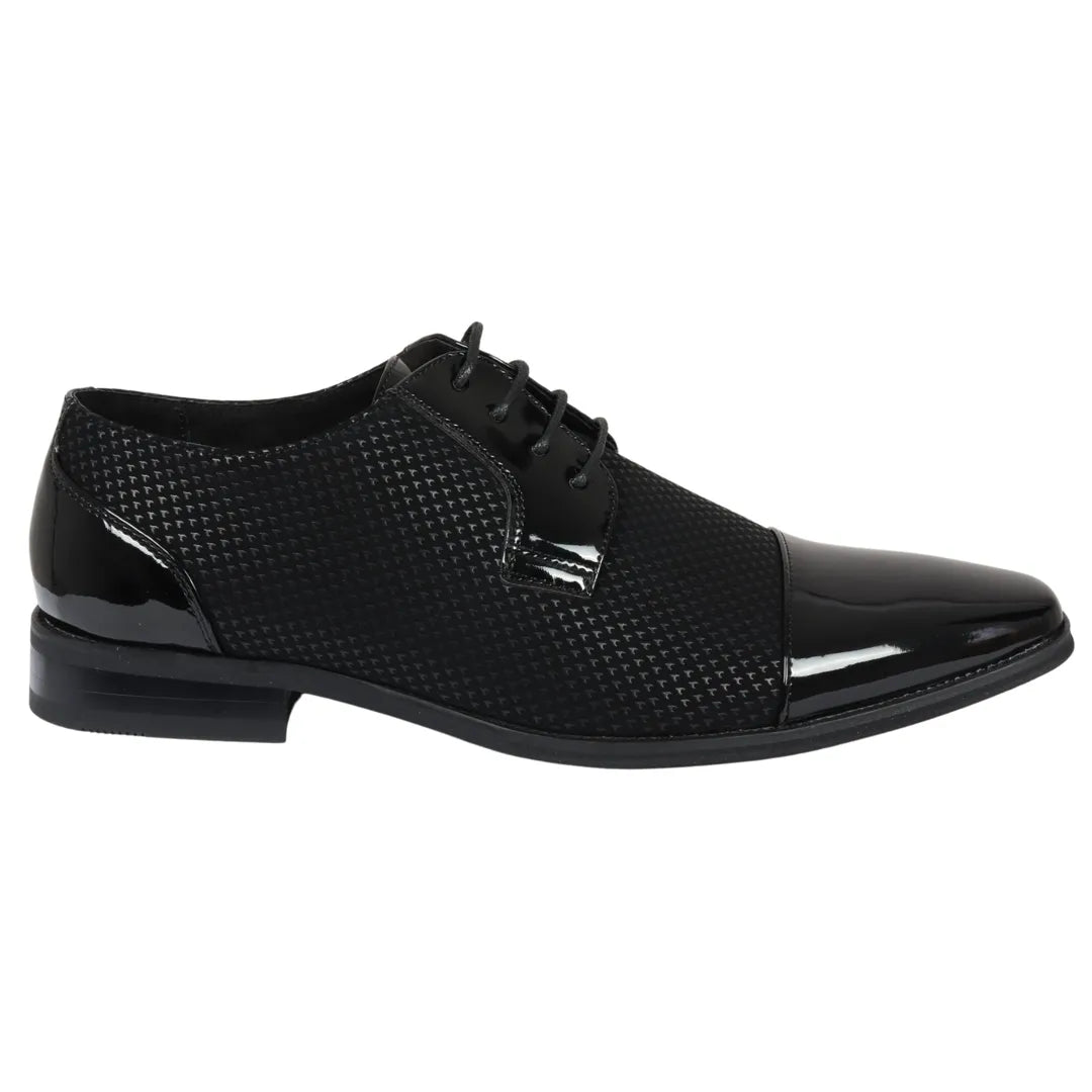 Meeste mustad paeltega Derby kingad