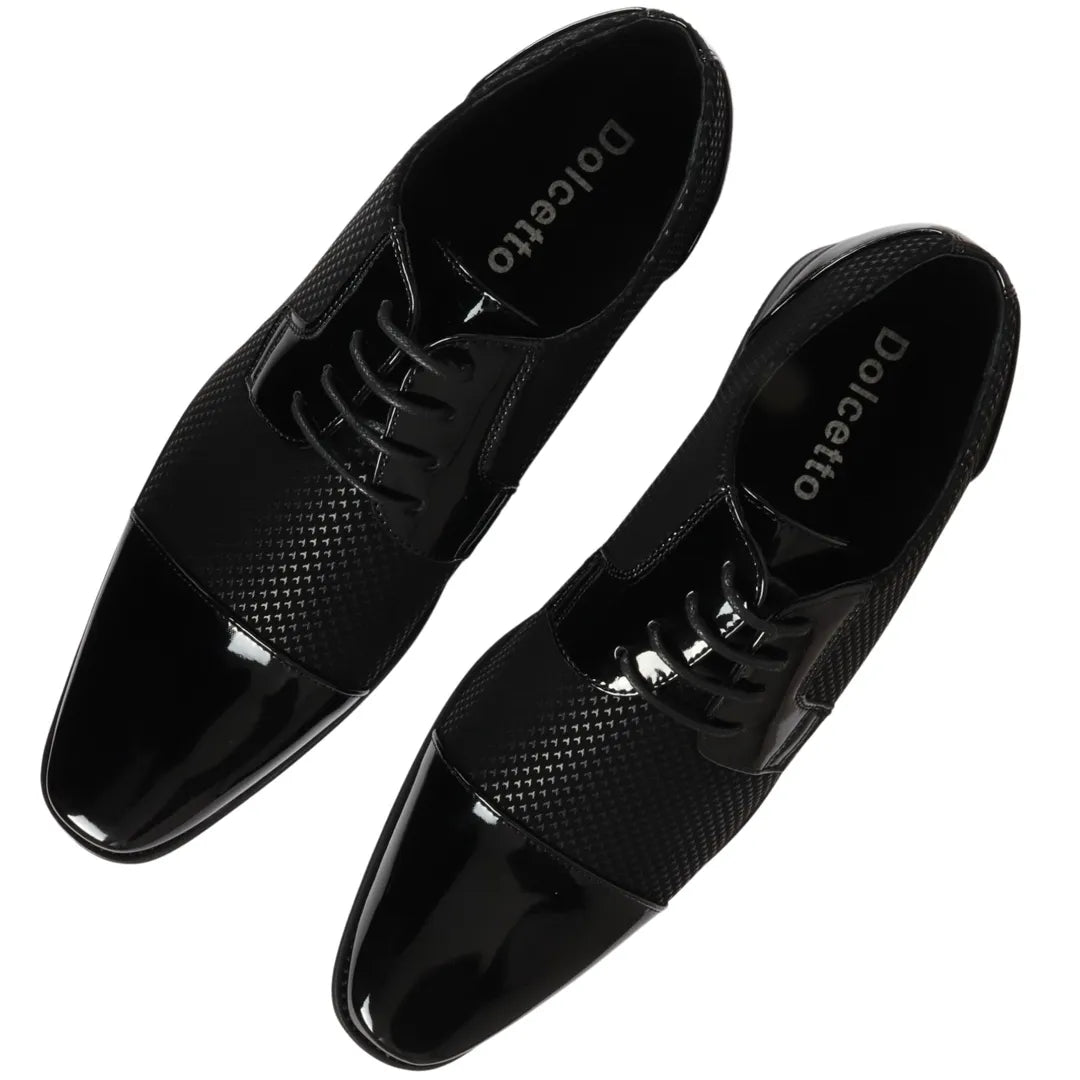 Meeste mustad paeltega Derby kingad