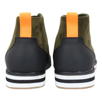 Meeste paeltega seemisnahast kõrberohelised saapad