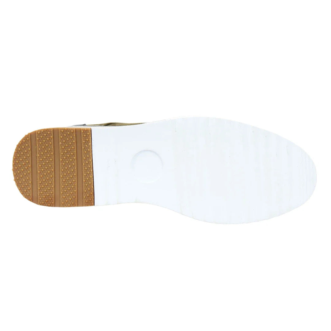 Meeste paeltega seemisnahast kõrberohelised saapad