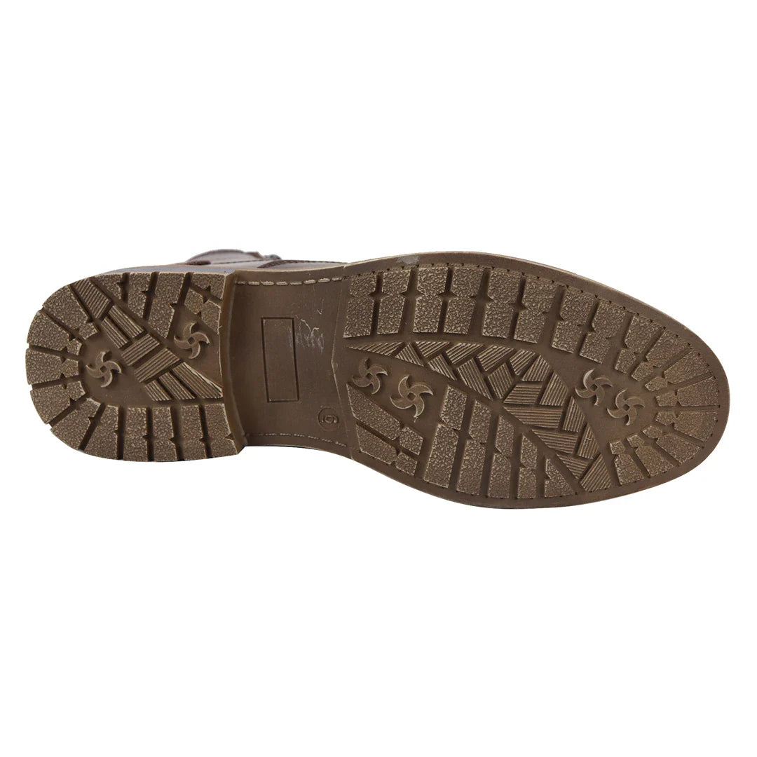 Meeste paeltega pruunid poolsaapad