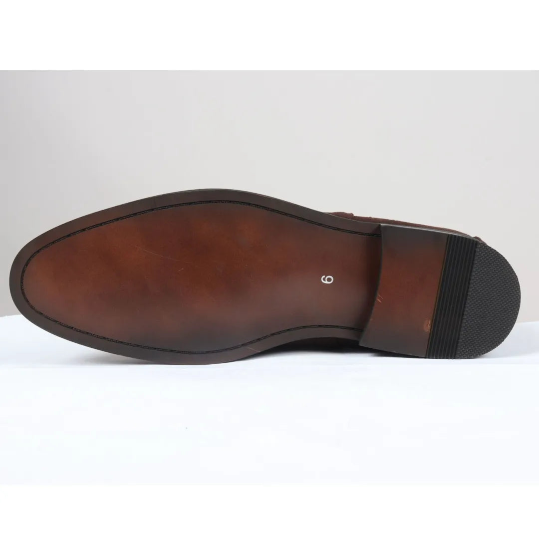 Meeste sussid tumesinised seemisnahast nahast voodriga Chelsea saapad