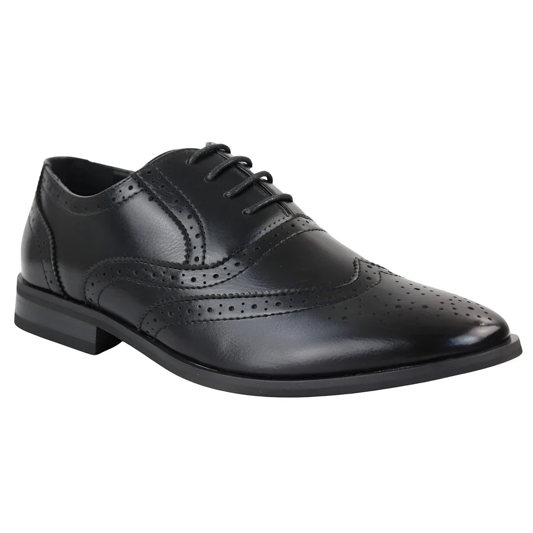 Meeste mustad brogue-kingad