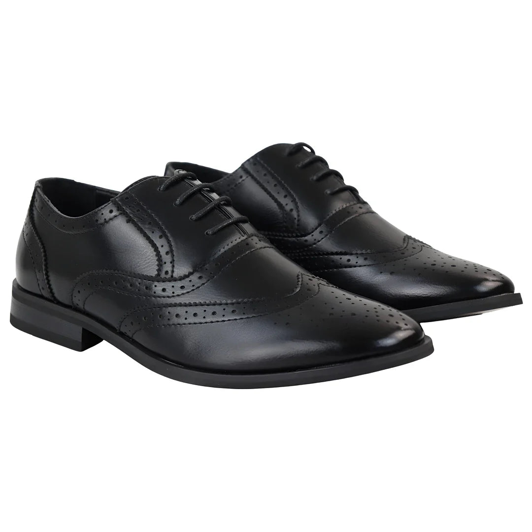 Meeste mustad brogue-kingad