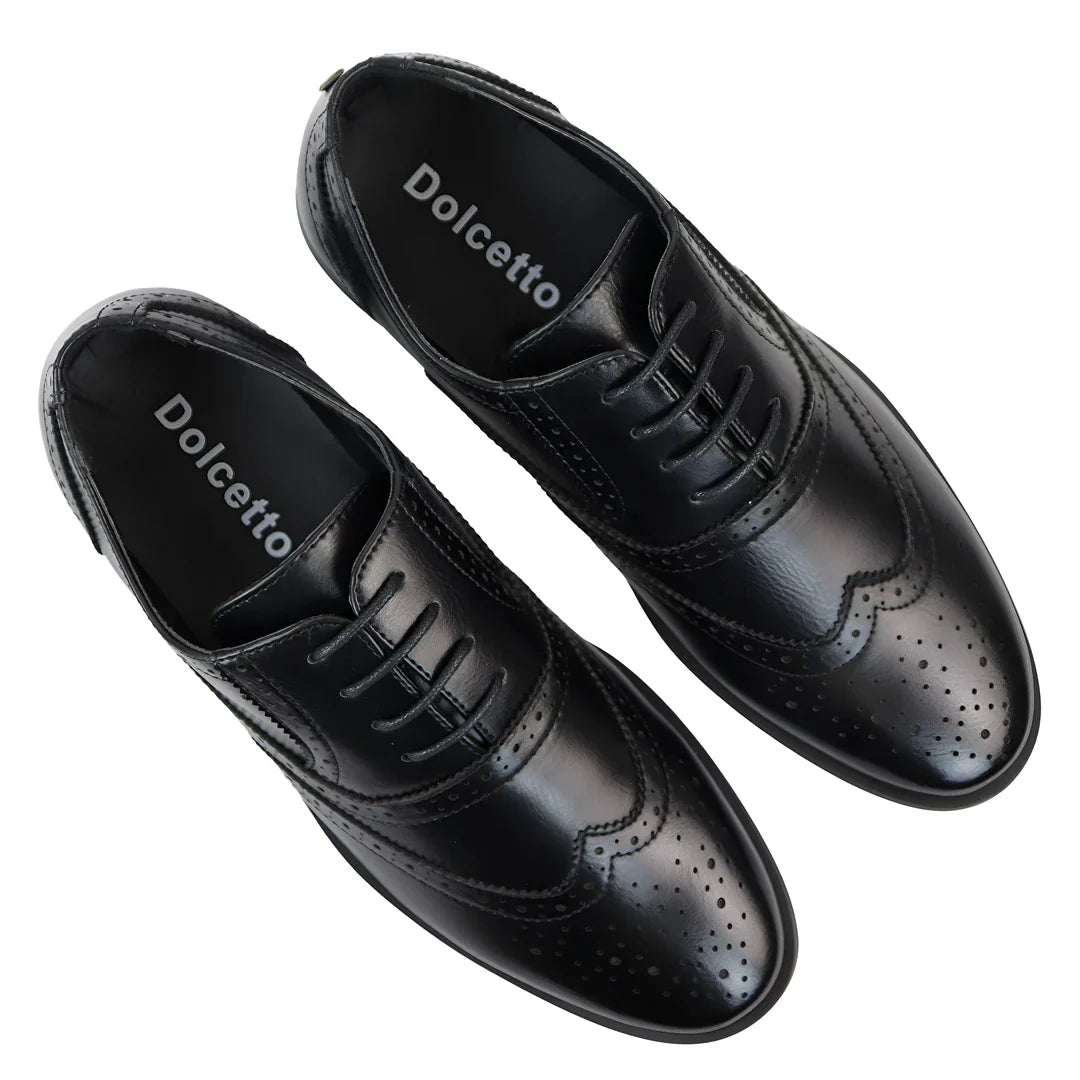 Meeste mustad brogue-kingad