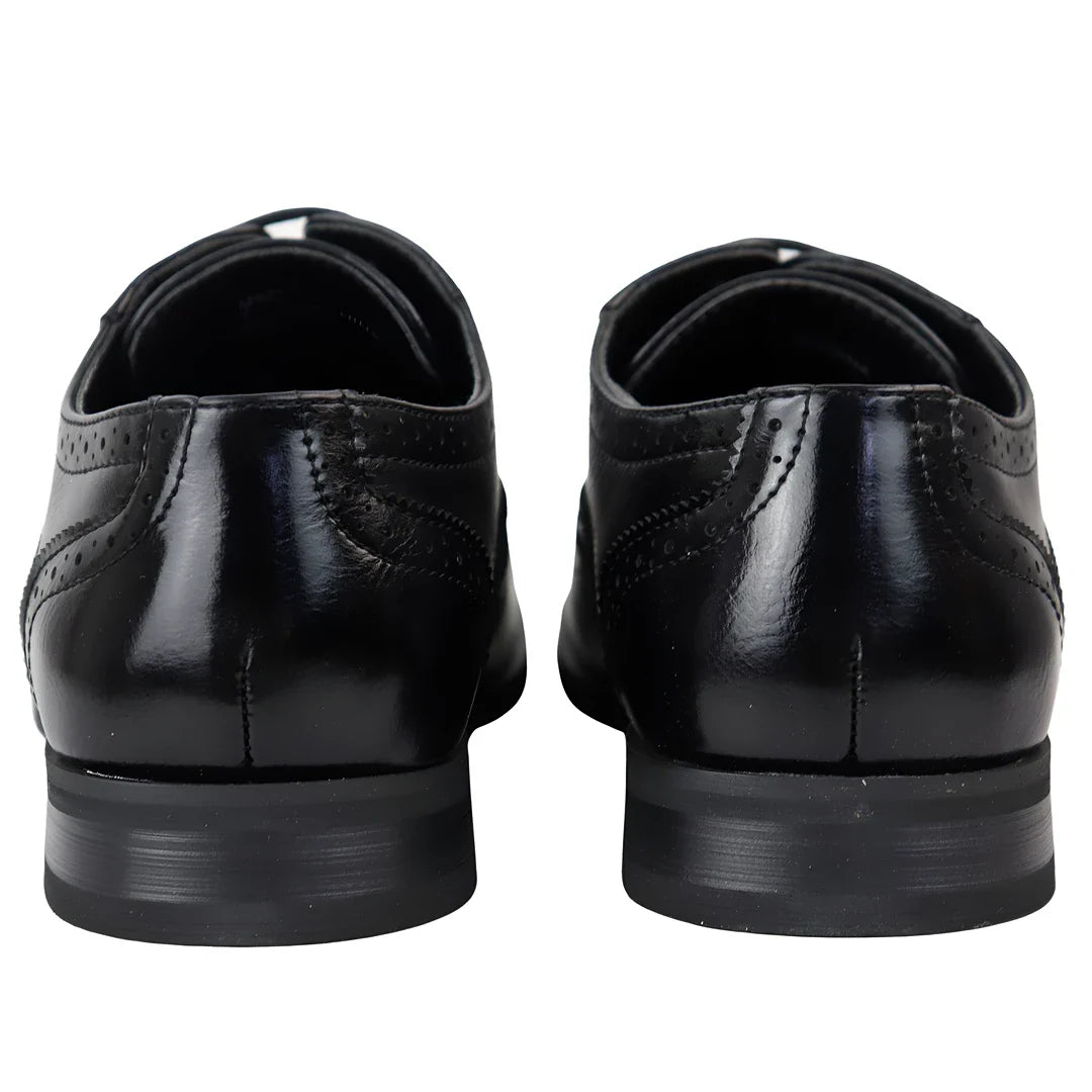 Meeste mustad brogue-kingad