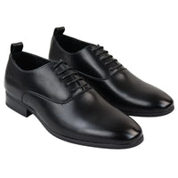 Meeste paeltega mustad Derby Oxfordi kingad